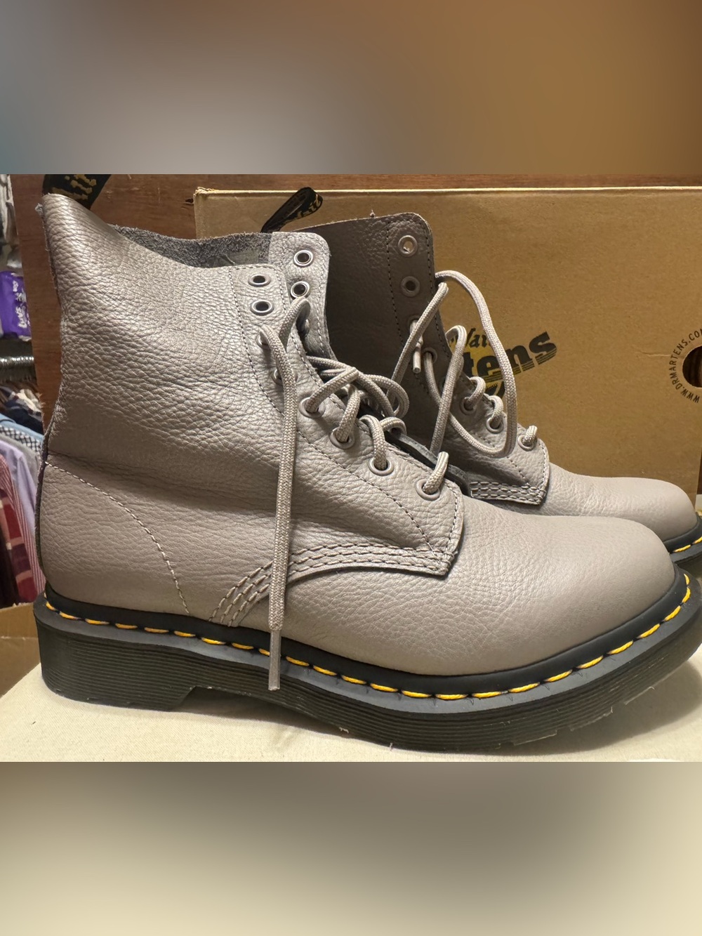 Dr. Martens Gray 1490 Boots